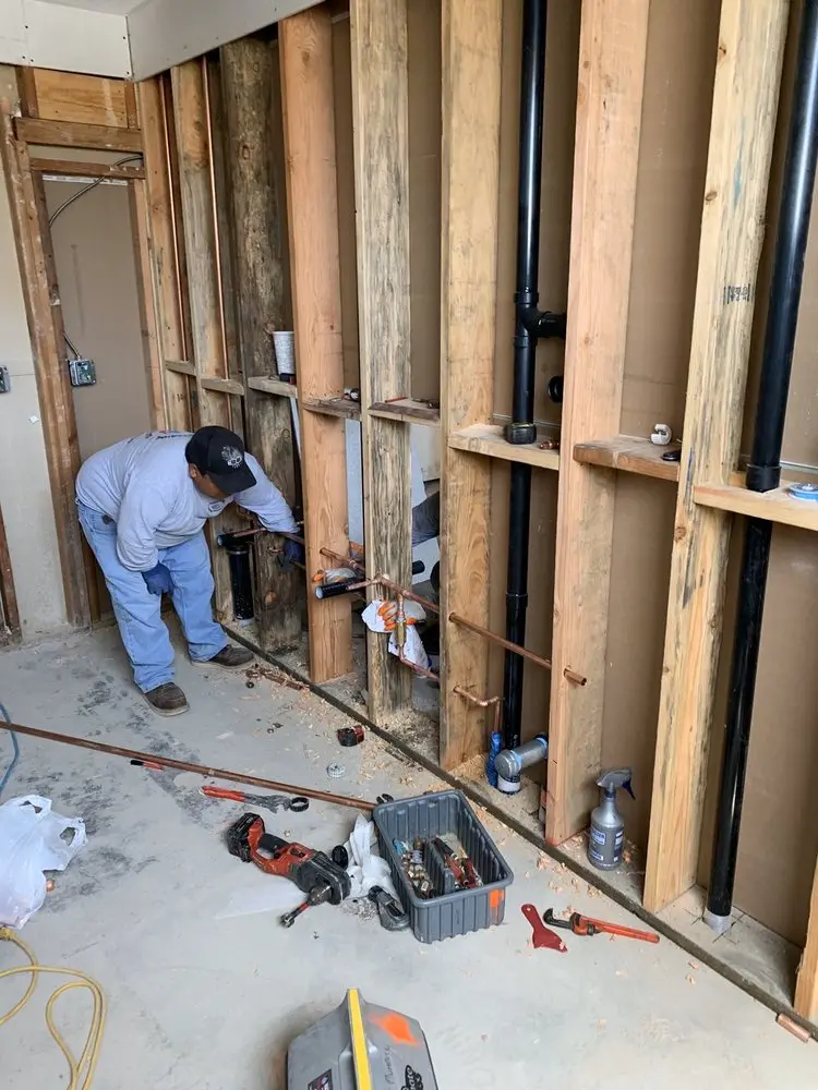 Commercial rough-in plumbing for Gas Line Repair in Vernon Valley